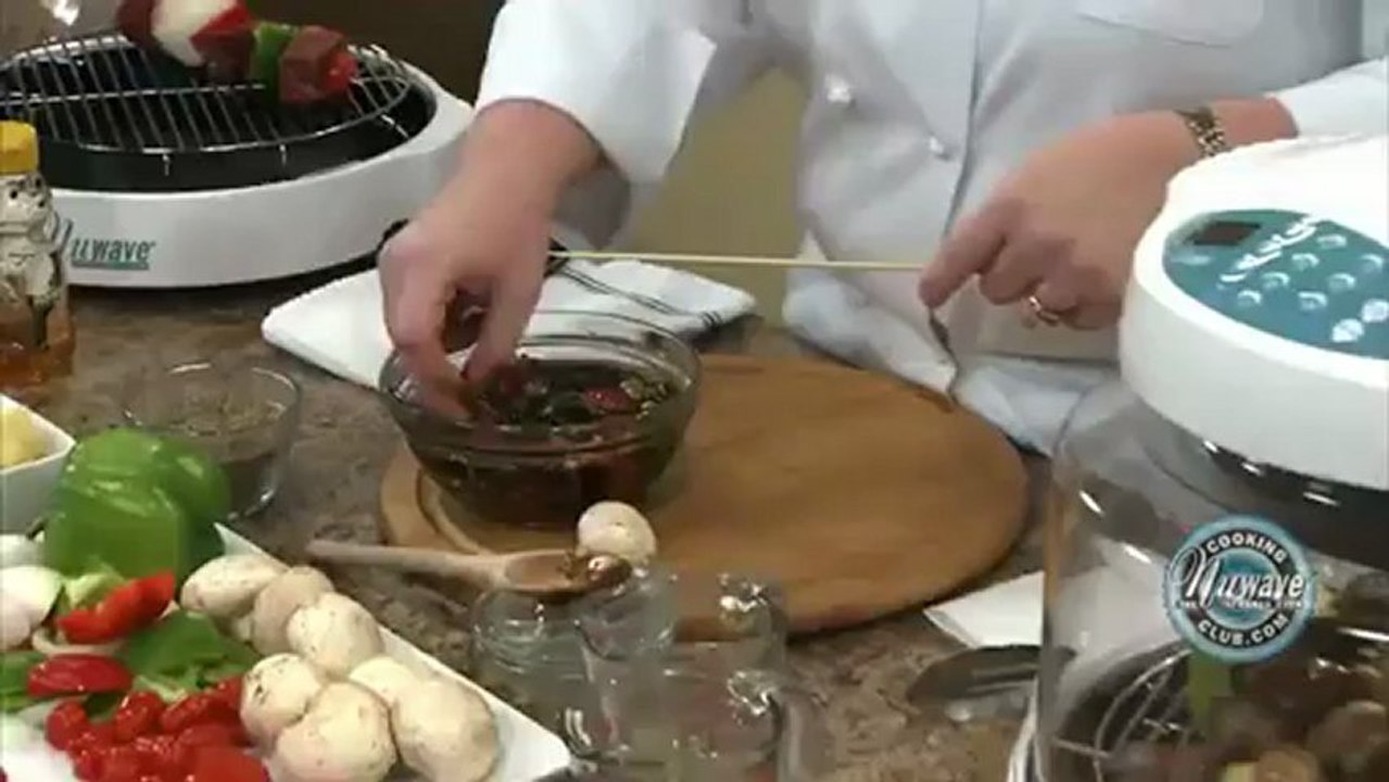 How to Prepare Beef Kabobs using the NuWave Oven