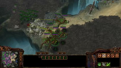 Les Vipers envoient les unités dans les rochers - Starcraft 2 - team-aaa.com