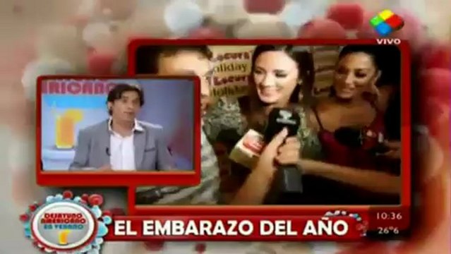 Paula nota en Desayuno Americano (¿embarazada?) - 10 de Enero