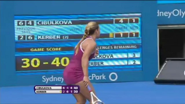 Cibulkova batte Kerber - Sydney, semifinale