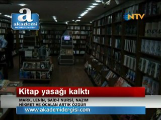 Kitap yasakları kalktı. Marx, Lenin, Said-i Nursi, Nazım Hikmet ve APO'nun kitapları artık özgür