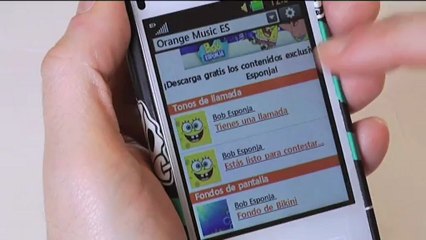 El nuevo móvil de Bob Esponja exclusivo de Orange