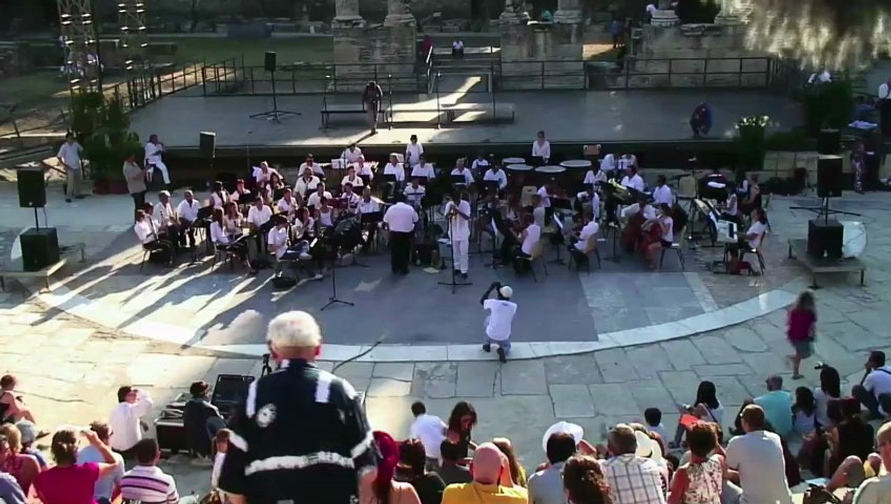 "Bailar" de michel Marre au théâtre Antique avec élèves et professeurs du Conservatoire . Juin 2012