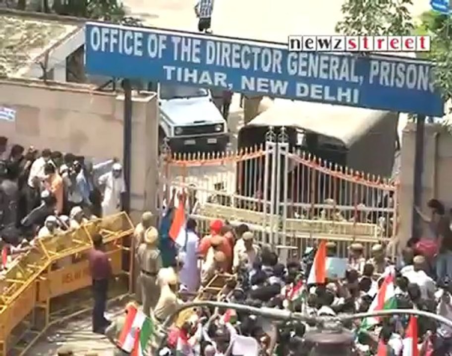 ABVP calls for bandh to protest Anna's arrest.mp4