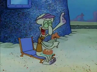 Patrick Star Crushed Into An Accordion