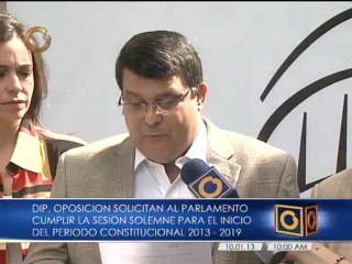 Diputados de la Unidad exigen en la AN que convoquen sesión solemne de juramentación