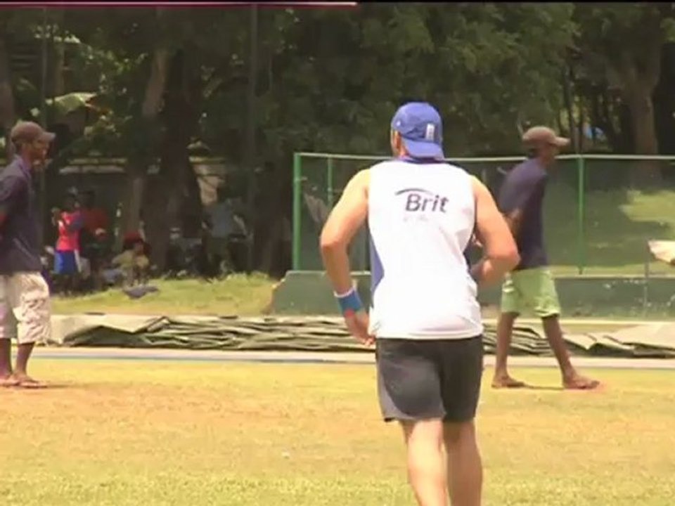 England in practice session