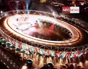 Allahabad turns into mini London celebrates Olympics spirit.mp4