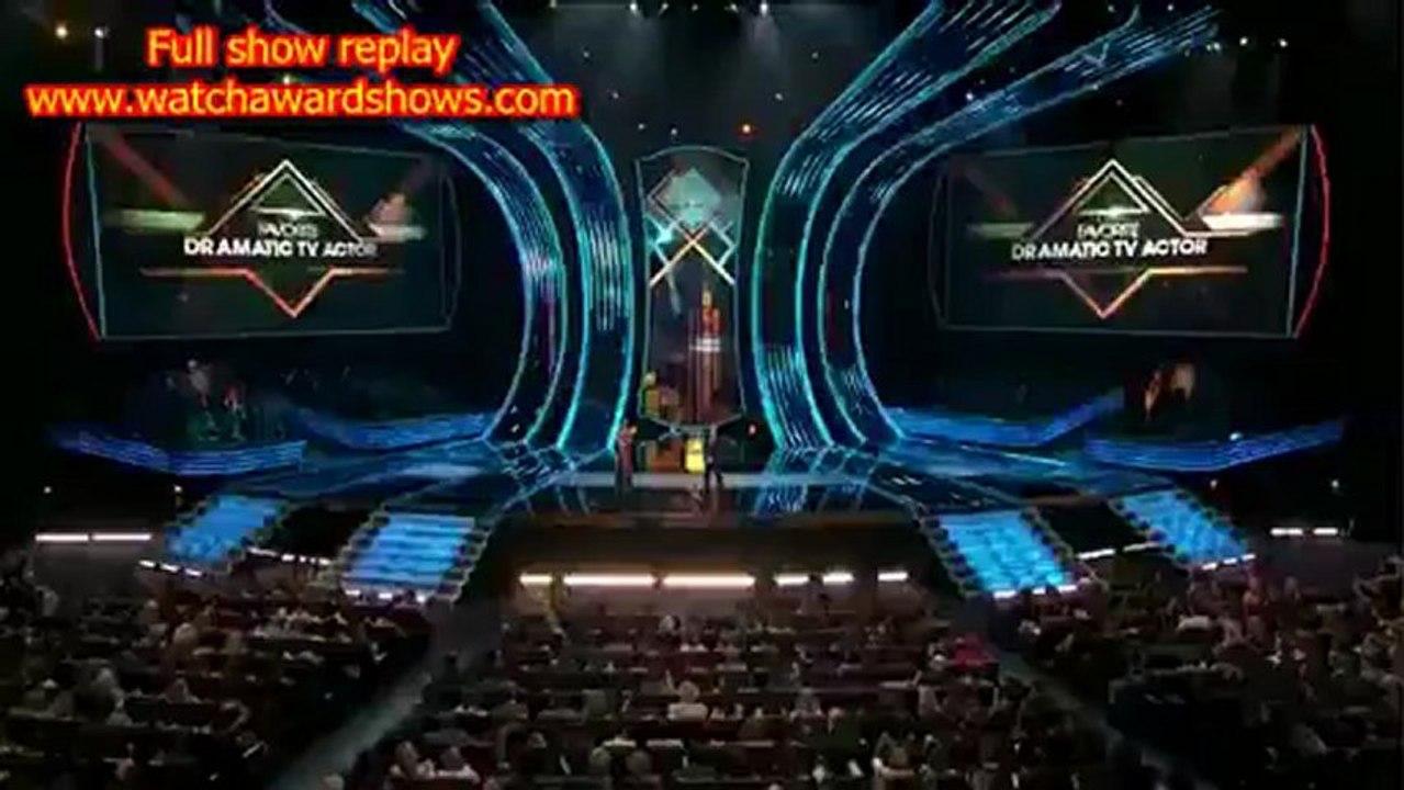 video The Peoples Choice for Favorite Dramatic TV Actor is Nathan Fillion