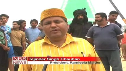 Ambala stands tall with 195ft Ravana effigy.mp4