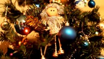 Christmas Tree 8 (Angel) - Free HD stock footage
