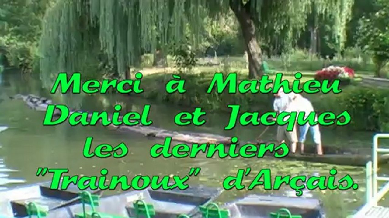 Arçais Marais Poitevin : Le train de bois