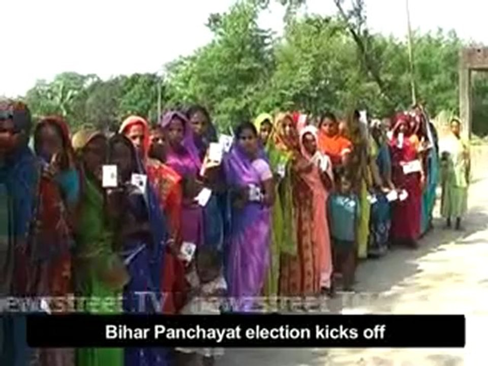 Bihar Panchayat election kicks off.mp4