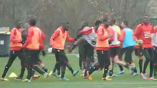09/01/13 : le ballet des joueurs du Stade Rennais FC