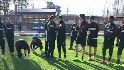 Adieu de Pato à ses coéquipiers du Milan AC