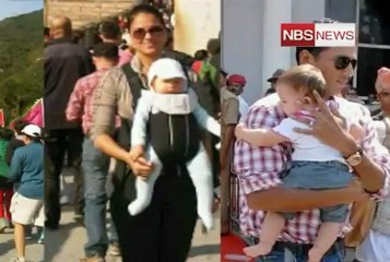 Click Lara Dutta with daughter Saira at Great Wall Of China.mp4