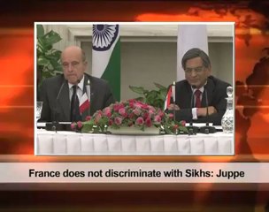 France does not discriminate with Sikhs- Juppe.mp4