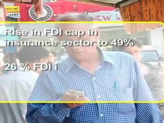 FDI in pension, insurance approved.mp4