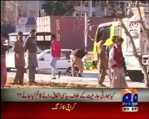 "Democratic" government Hijacking containers forcefully to stop Dr TuQ 14th Jan long march