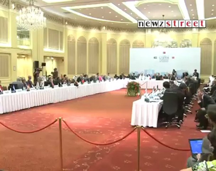 Libya Contact Group meeting releases  funds for Libyan rebels.mp4