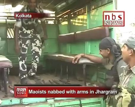 Maoists nabbed with arms in Jhargram.mp4