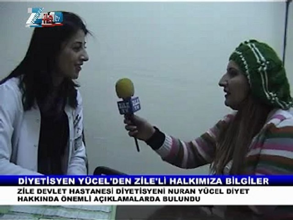 ZİLE DEVLET HASTANESİ DİYETİSYENİ NURAN YÜCELDEN DİYET HAKKINDA