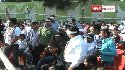 Rahul Gandhi addresses rally at Bilaspur.mp4