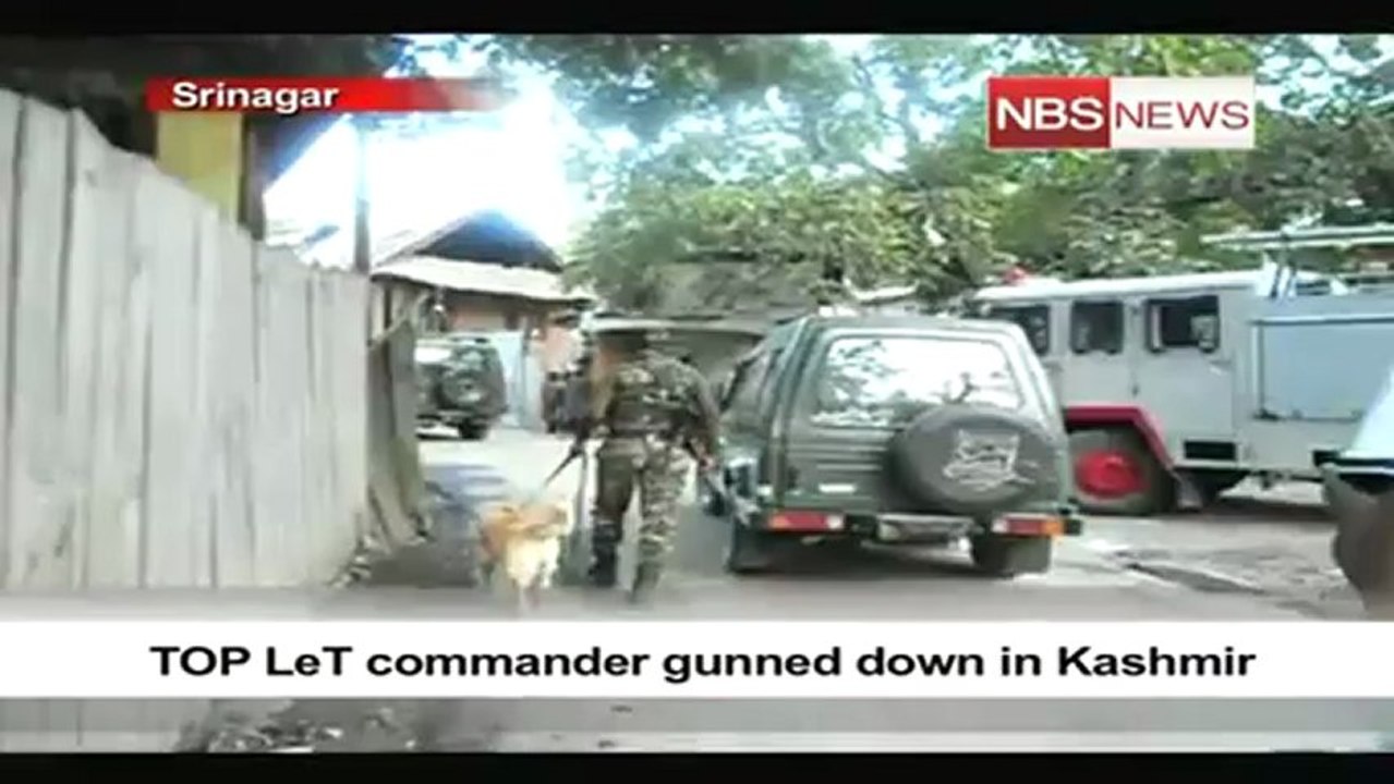 TOP LeT commander gunned down in Kashmir.mp4
