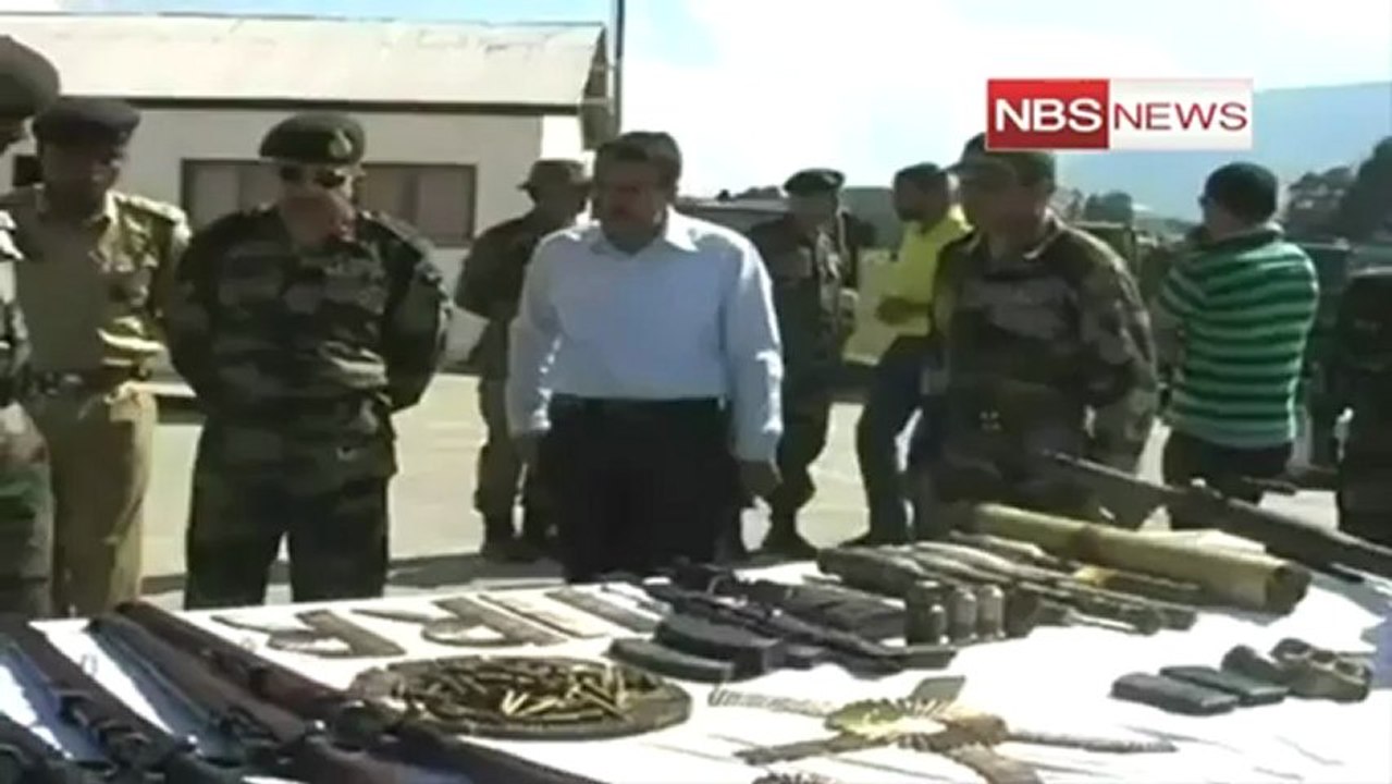 Terrorist hideout busted, cache of ammunition recovered.mp4