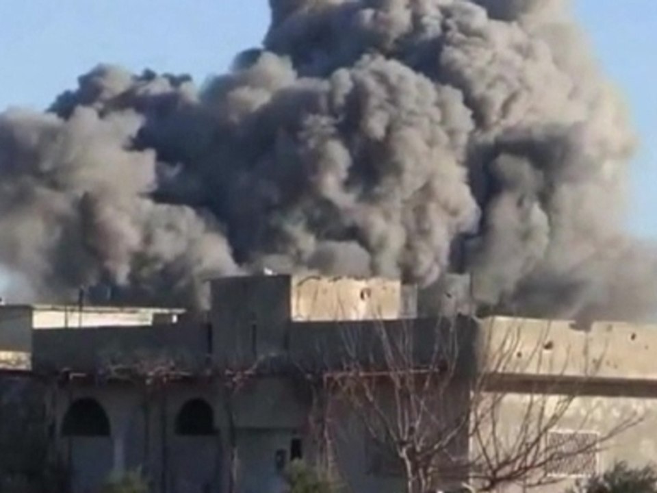 Battle for Syrian airbase
