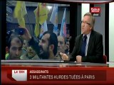 Réaction de  Michel Billout à l'assassinat e trois militantes Kurdes à Paris, dans la nuit du 9 au 10 janvier 2013