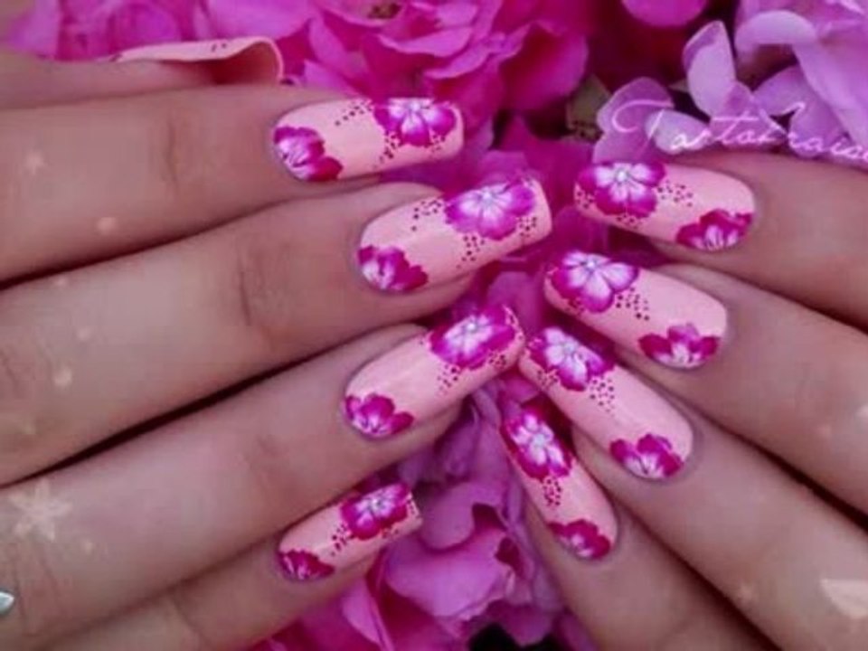 Nail art Débutants 10 styles de fleurs one stroke