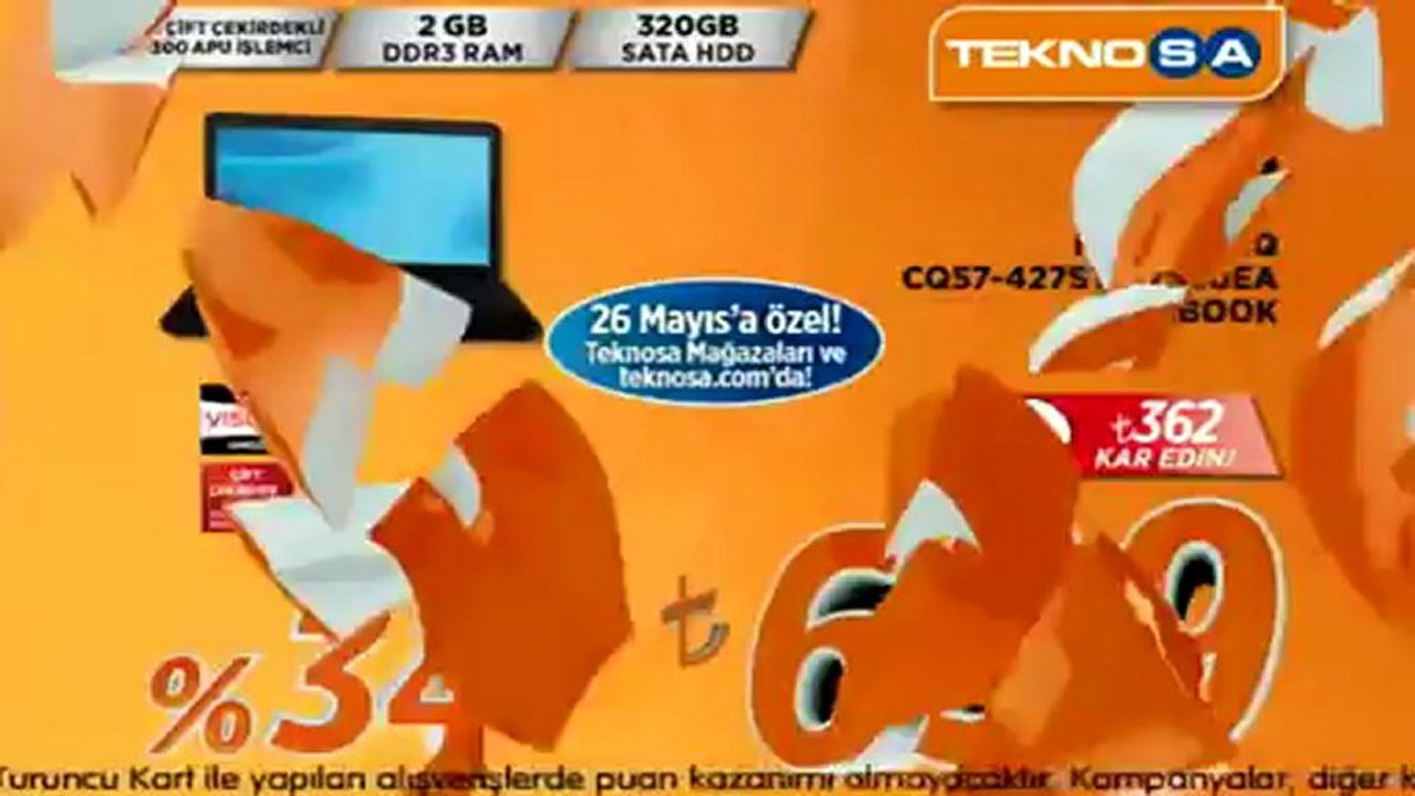 Turuncu İndirim 26 Mayıs