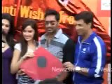 Ajay promotes Dil Toh Baccha Hai Ji  at Big FM.mp4