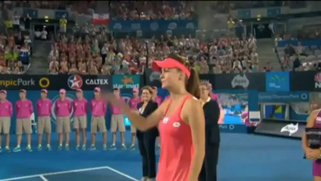 Sydney: 6:0, 6:0 im Finale! Radwanska verhaut Kerber-Bezwingerin