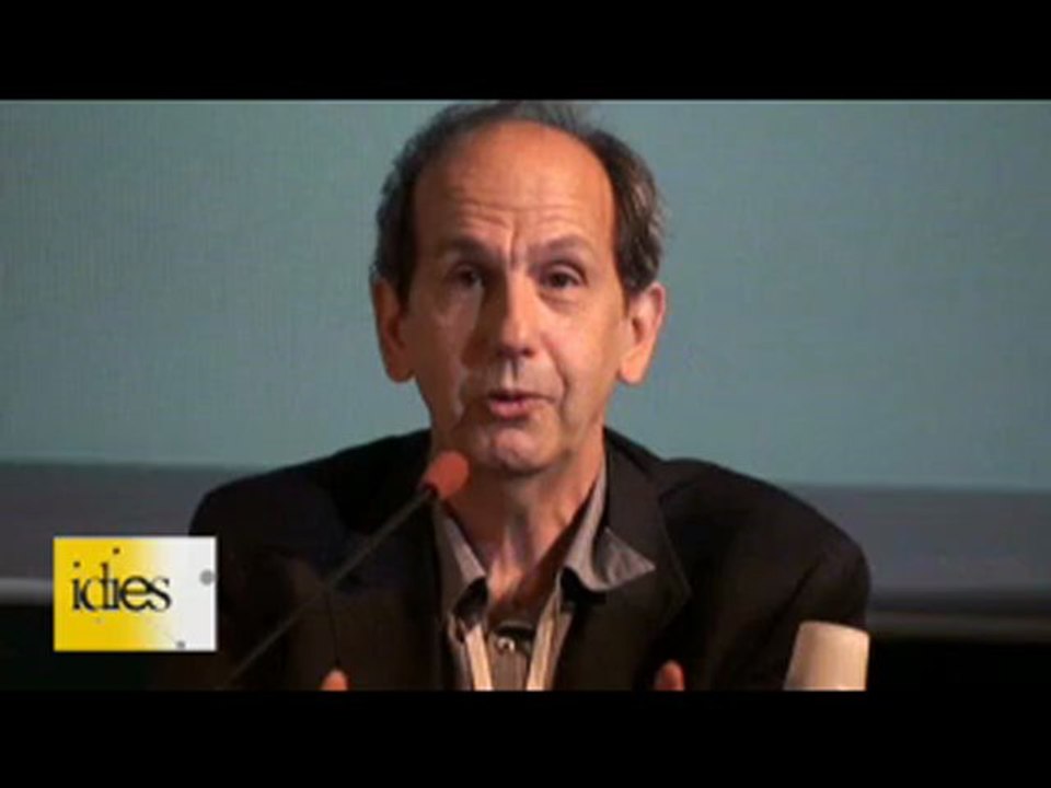 Rencontres 2012 de l'Idies : intervention d'André Orléan