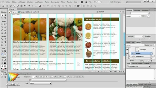 Adobe Dreamweaver CS6 : Grille responsive mode Dreamweaver