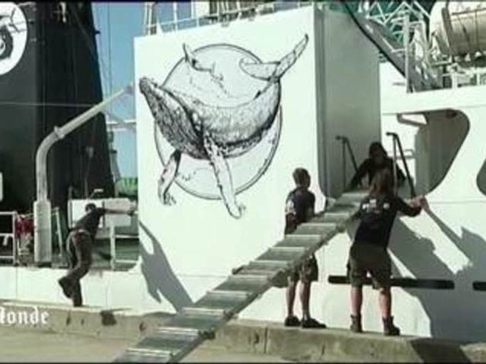 Sea Shepherd dévoile son nouveau bateau anti-baleinier