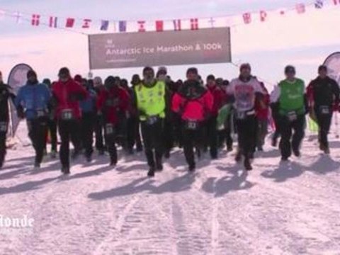 Le marathon de l'Antarctique : 100 kilomètres de course sur la glace