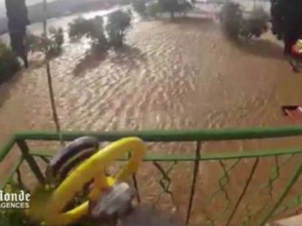 Les inondations en Italie vues du ciel