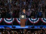 Réélection de Barack Obama : le résumé de la soirée
