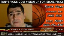 Boston Celtics versus Houston Rockets Pick Prediction NBA Pro Basketball Odds Preview 1-11-2013