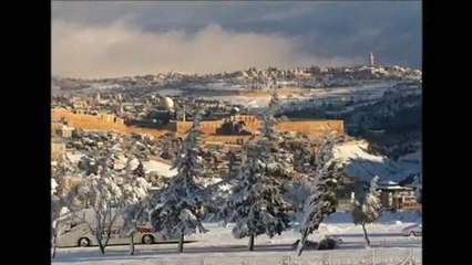 2013 snow in jerusalem