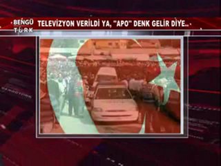 "Apo" ya televizyon vermişler, olur da  Bengütürk'e denk gelirse diye hazırladık..