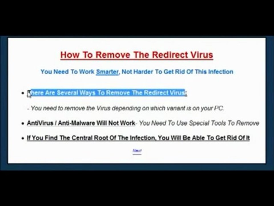 How To Fix The Redirect Virus - YouTube