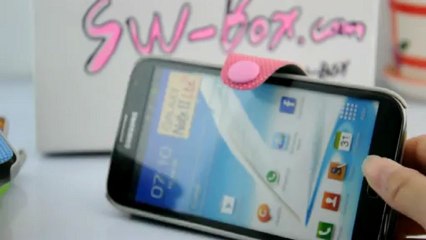 Hexagon Flip Smart Leather Case for Samsung Galaxy Note 2