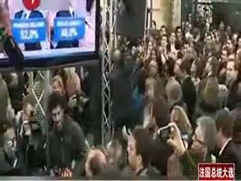 2012 05 06 French presidential campaign, the end of the second round of voting Hollande success PeriKizi.Net