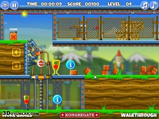 Benzin Peşinde Robot | 3D Oyunlar