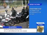 Nueve estudiantes heridos en enfrentamiento con Guardia Nacional dentro de ULA-Táchira