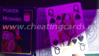 СИЛА краплеными картами-Modiano-cristal-blue11-заметное палуб